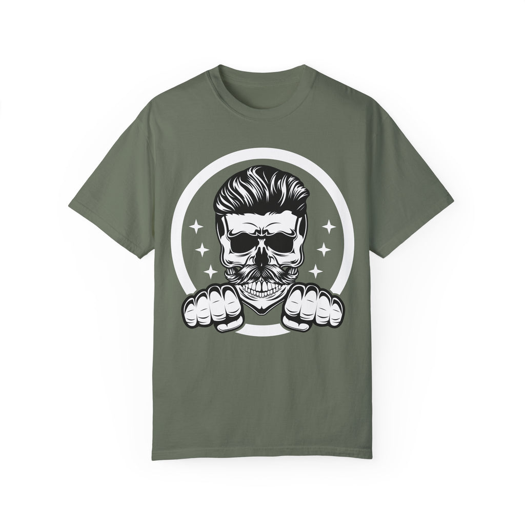 BraggerSwine Unisex Garment-Dyed T-Shirt - Skull & Knuckles