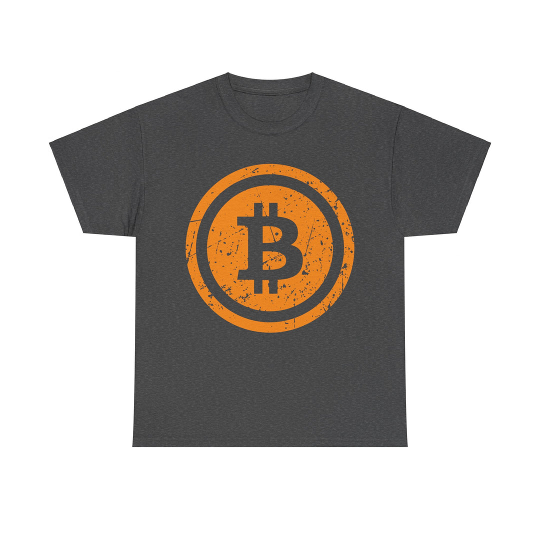 Bitcoin Logo Vintage Unisex Heavy Cotton Tee