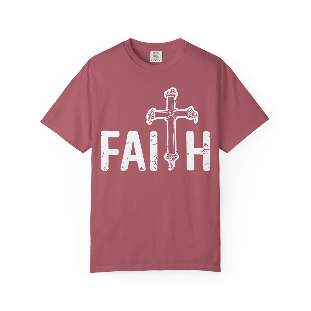 Faith Cross T-Shirt — Vintage Religious Christian Tee