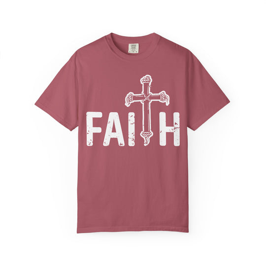 Faith Cross T-Shirt — Vintage Religious Christian Tee