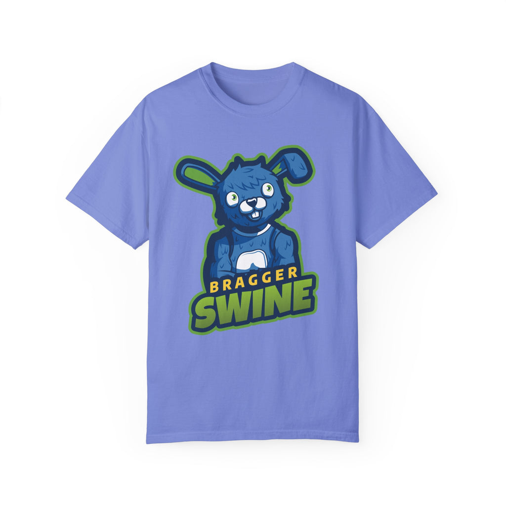 BraggerSwine Unisex Garment-Dyed T-Shirt - Bunny