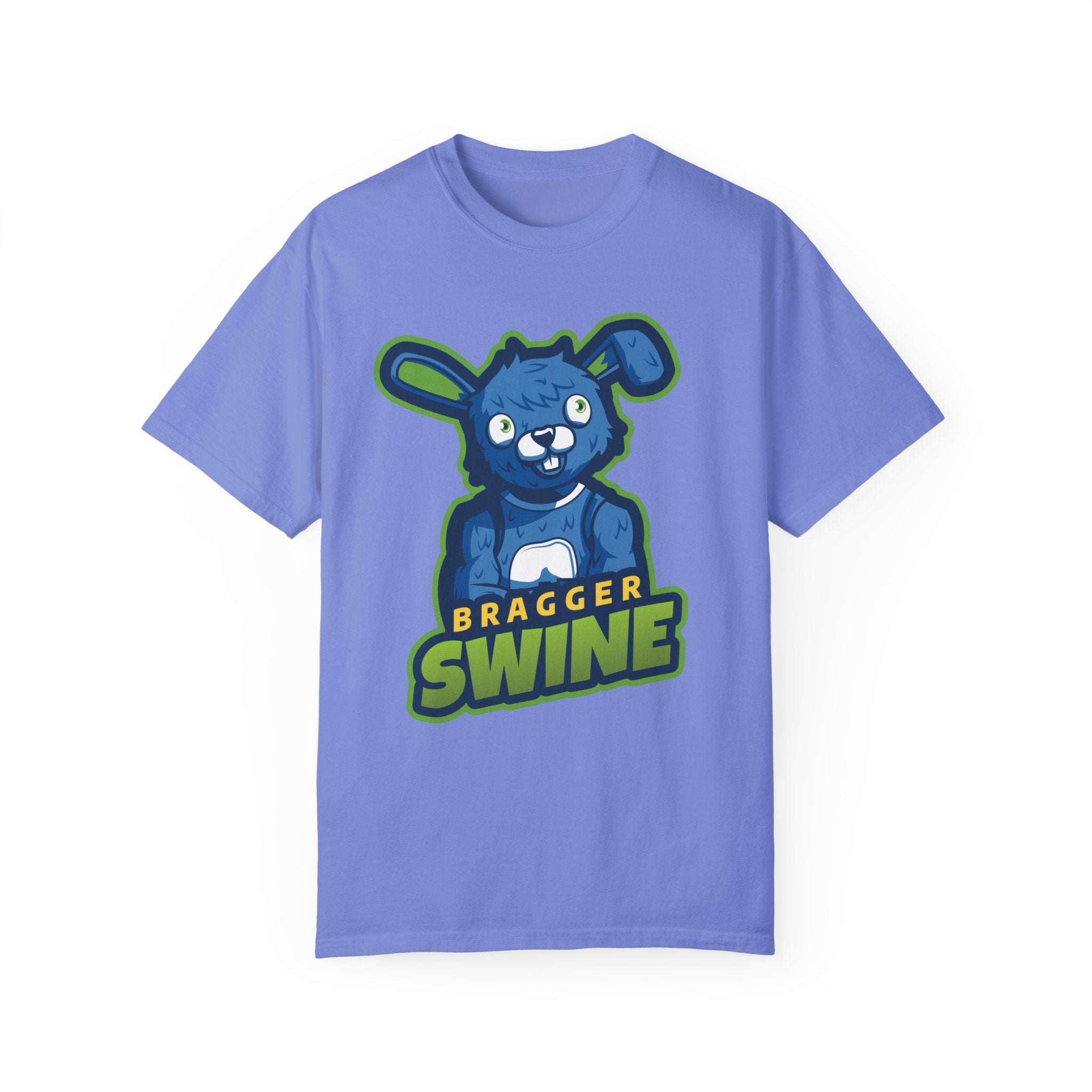 BraggerSwine Unisex Garment-Dyed T-Shirt - Bunny