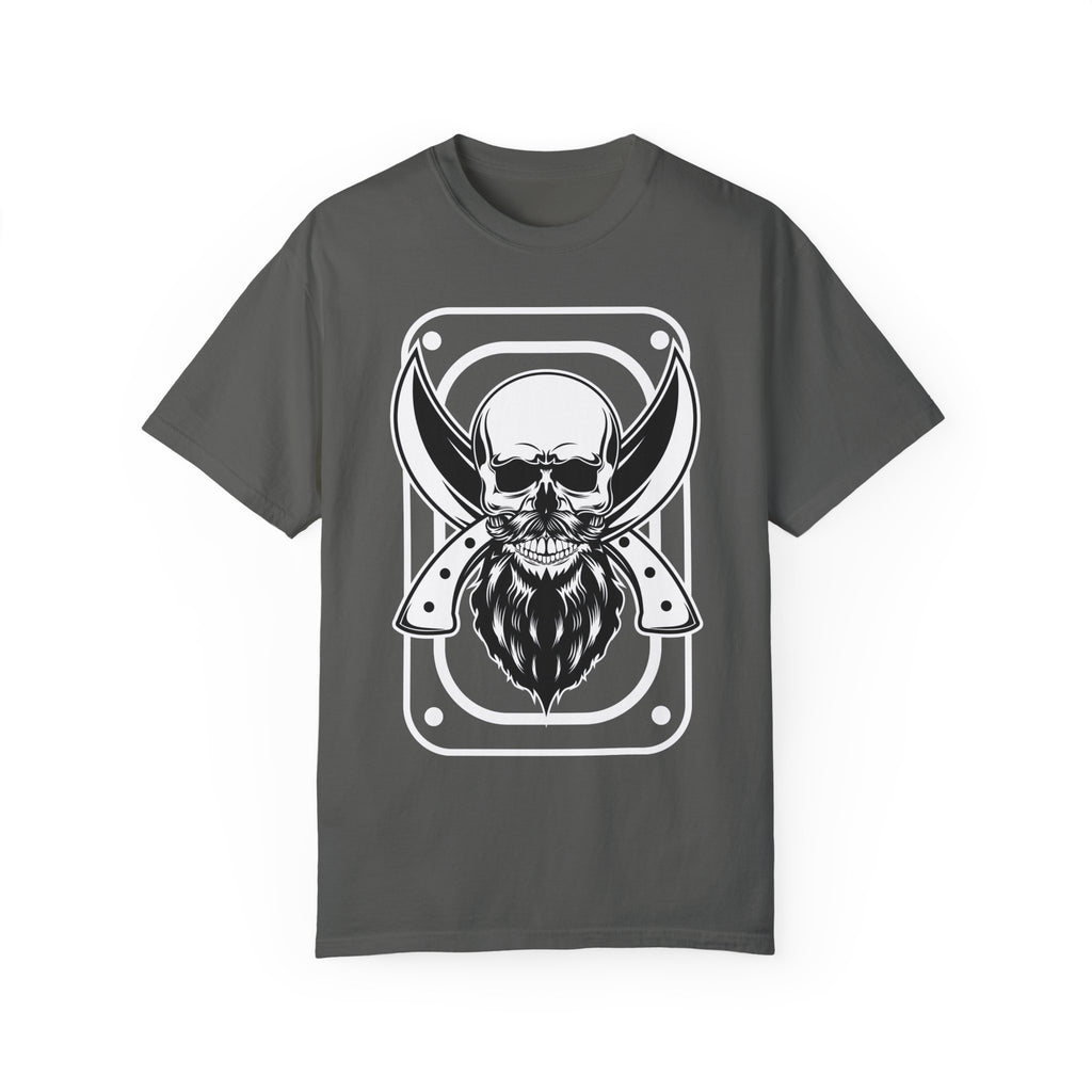 BraggerSwine Unisex Garment-Dyed T-Shirt - Skull
