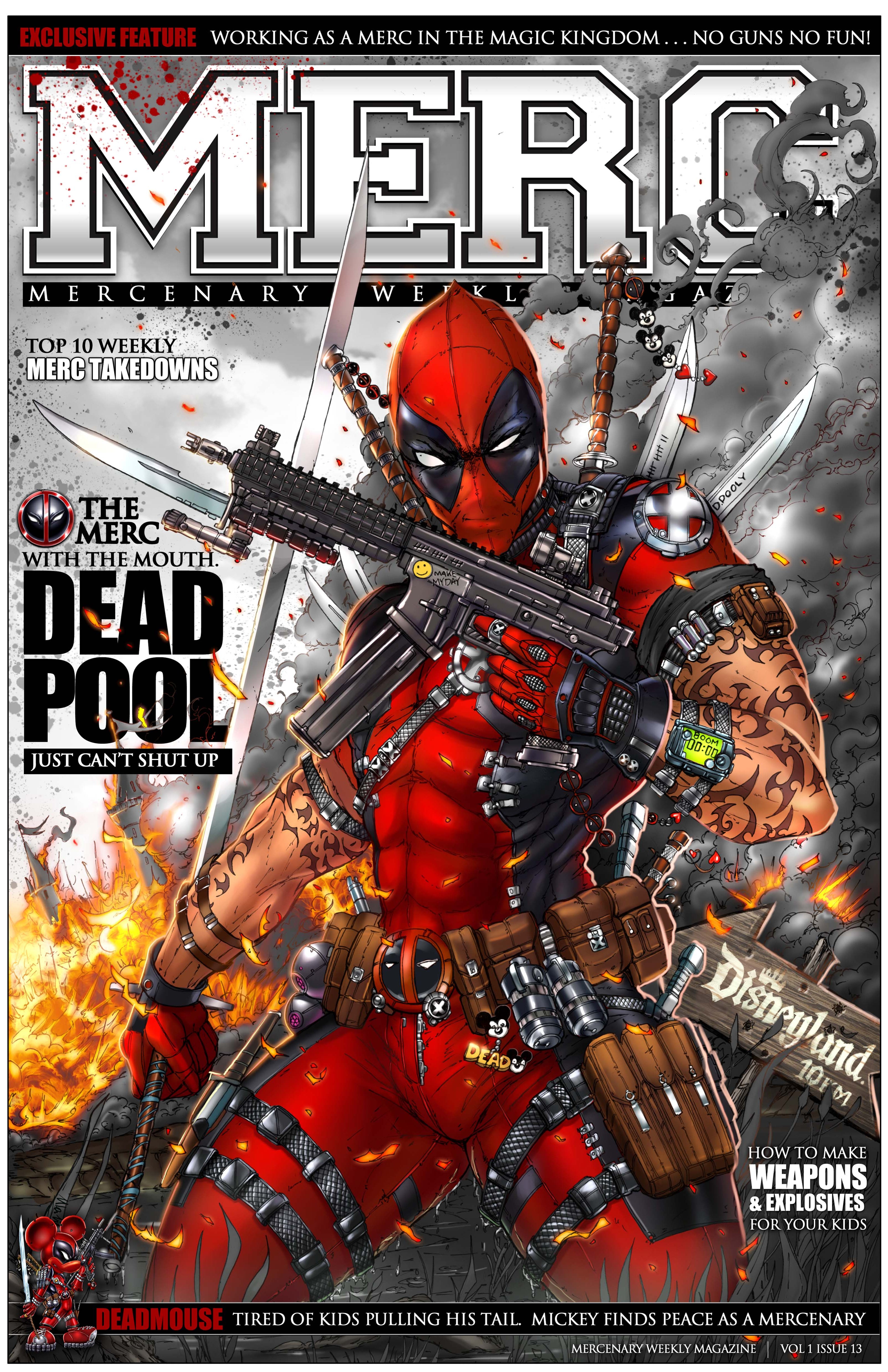 Deadpool Merc Print