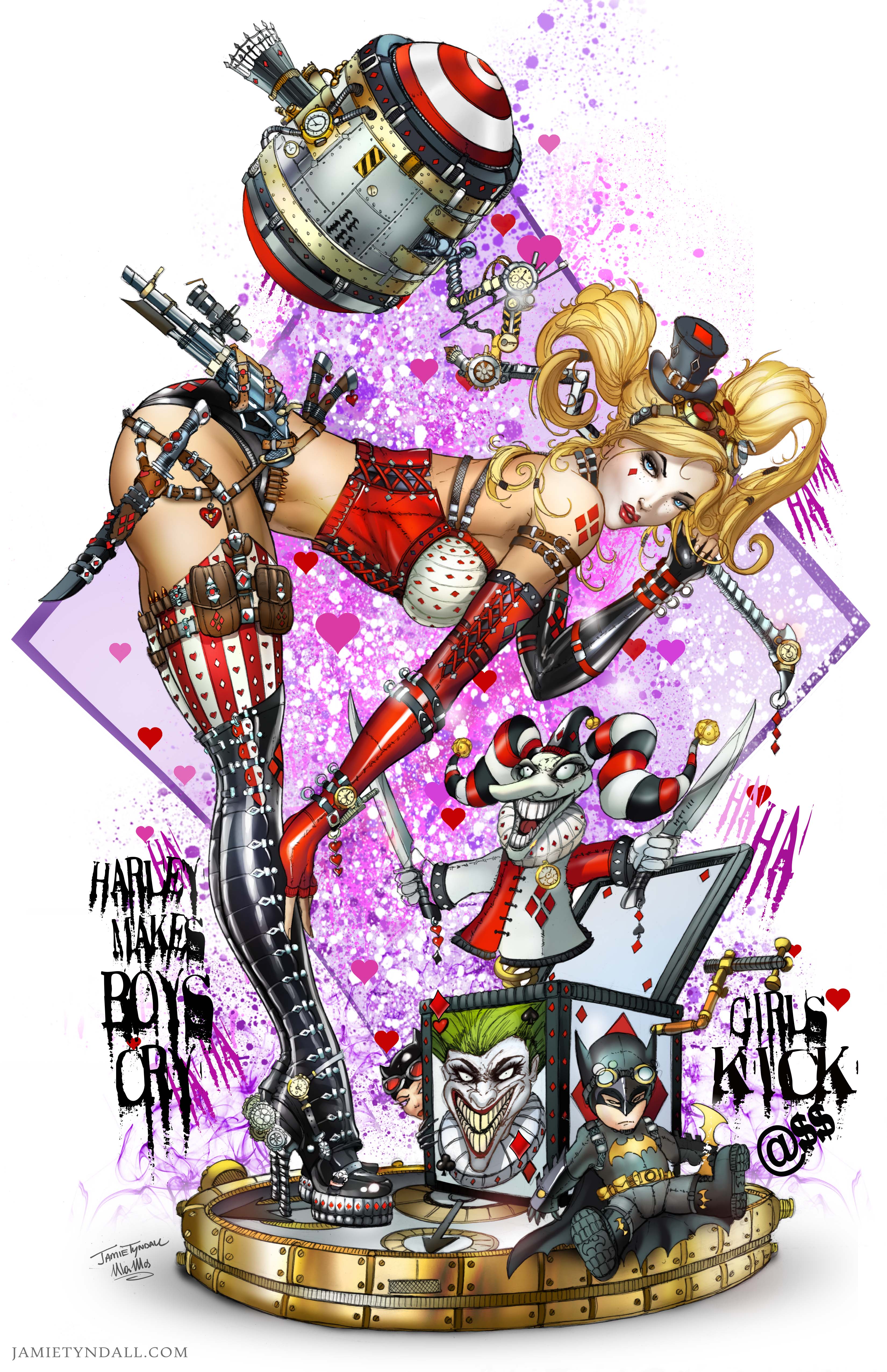 Harley Party Print