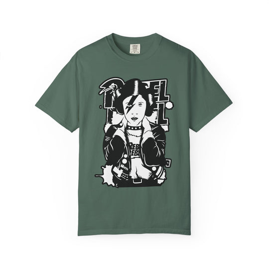 Punk Girl Graphic T-Shirt — Retro Rock Band Tee