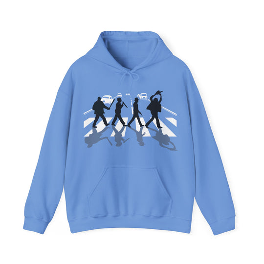 BraggerSwine Unisex Heavy Blend™ Hooded Sweatshirt  - Abbey Road Killer