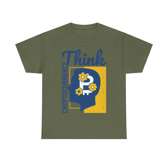 Think Cryptocurrency Unisex Heavy Cotton Tee