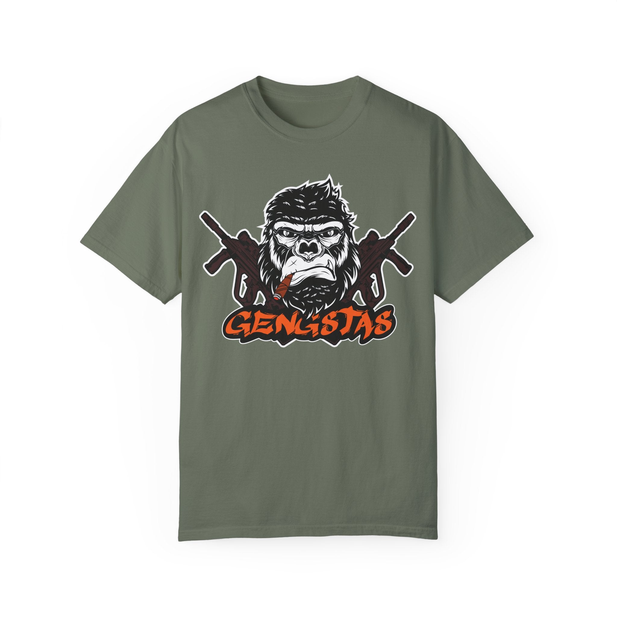 BraggerSwine Unisex Garment-Dyed T-Shirt - Gorilla Gengstas