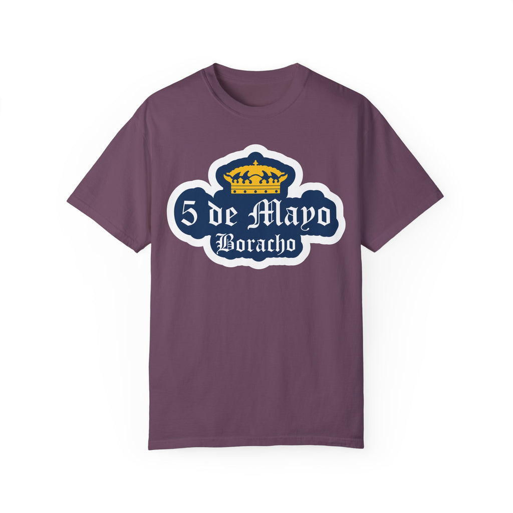 BraggerSwine Unisex Garment-Dyed T-Shirt - 5 De Boracho - Tee