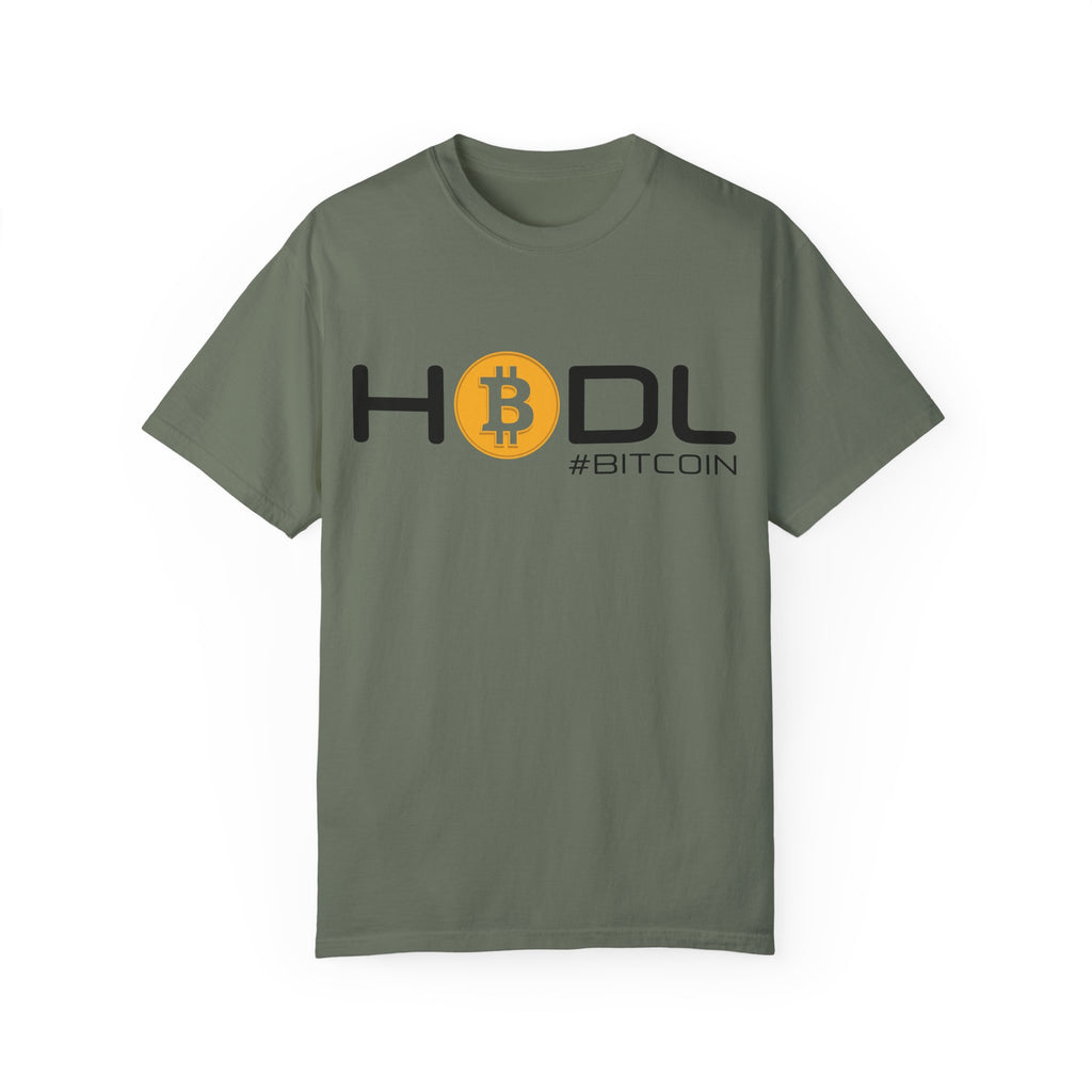BraggerSwine Unisex Garment-Dyed T-Shirt - HODL Bitcoin