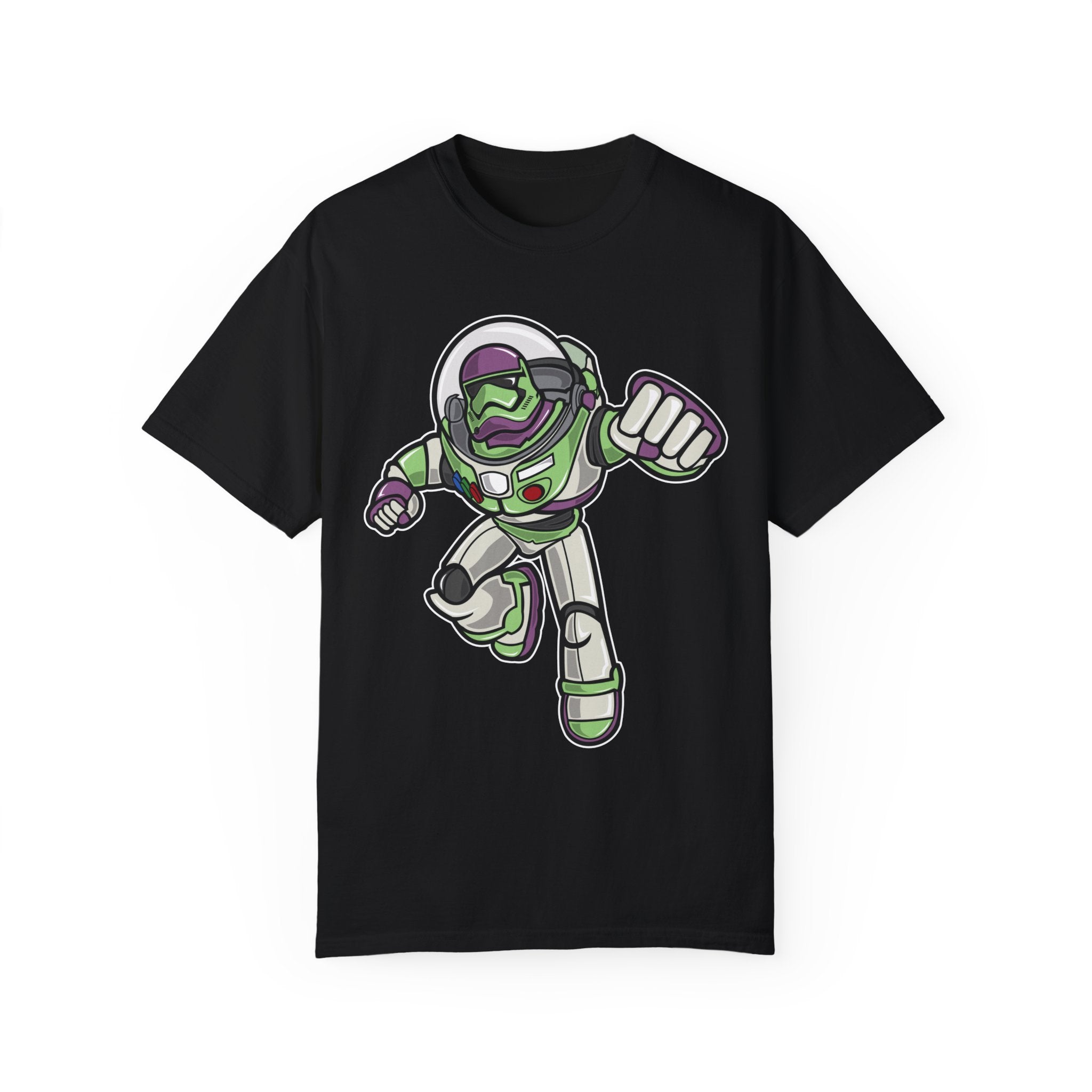 BraggerSwine Unisex Garment-Dyed T-Shirt - Buzz Storm Trooper