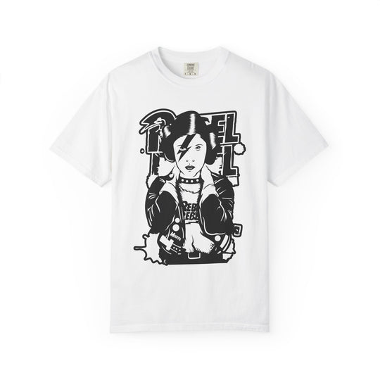 Punk Girl Graphic T-Shirt — Retro Rock Band Tee