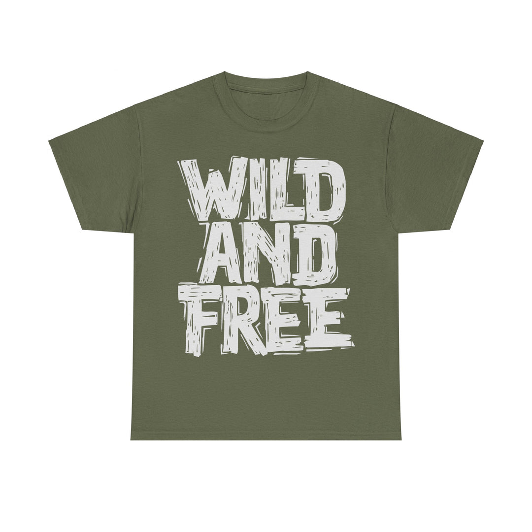 Wild And Free Unisex Heavy Cotton Tee