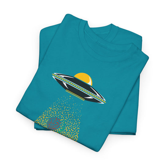 Alien Pizza Unisex Heavy Cotton Tee