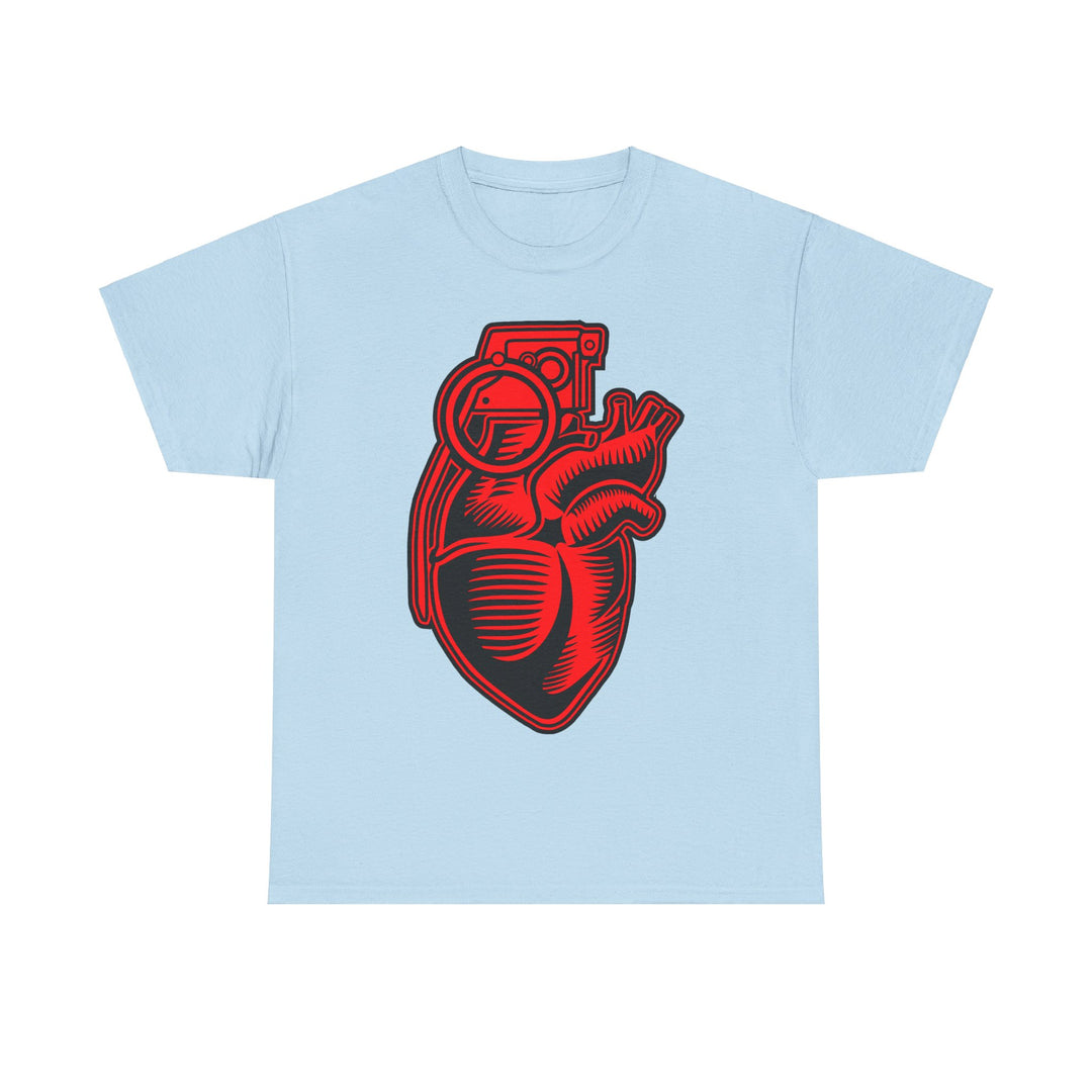 Grenade Heart Unisex Heavy Cotton Tee