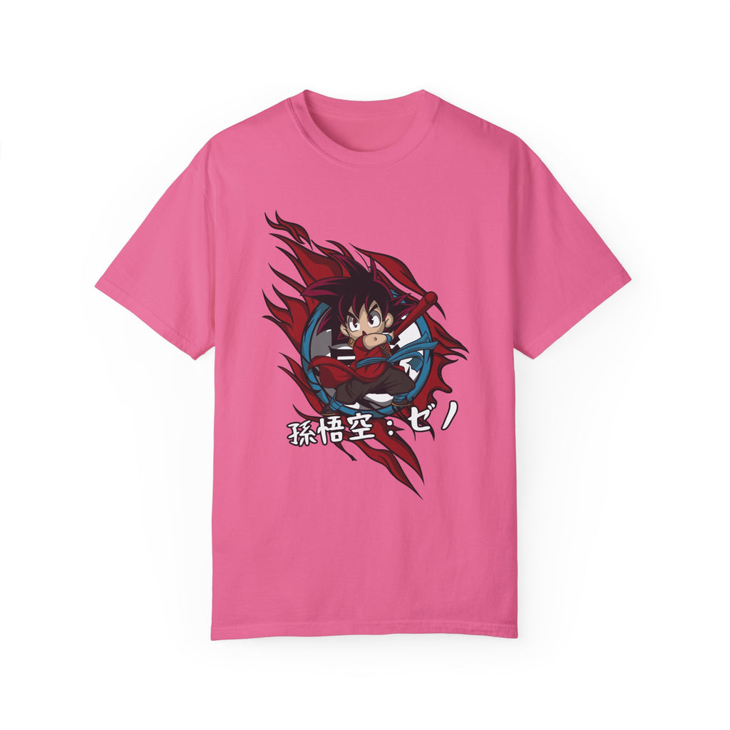 BraggerSwine Unisex Garment-Dyed T-Shirt - Baby Goku - Tee