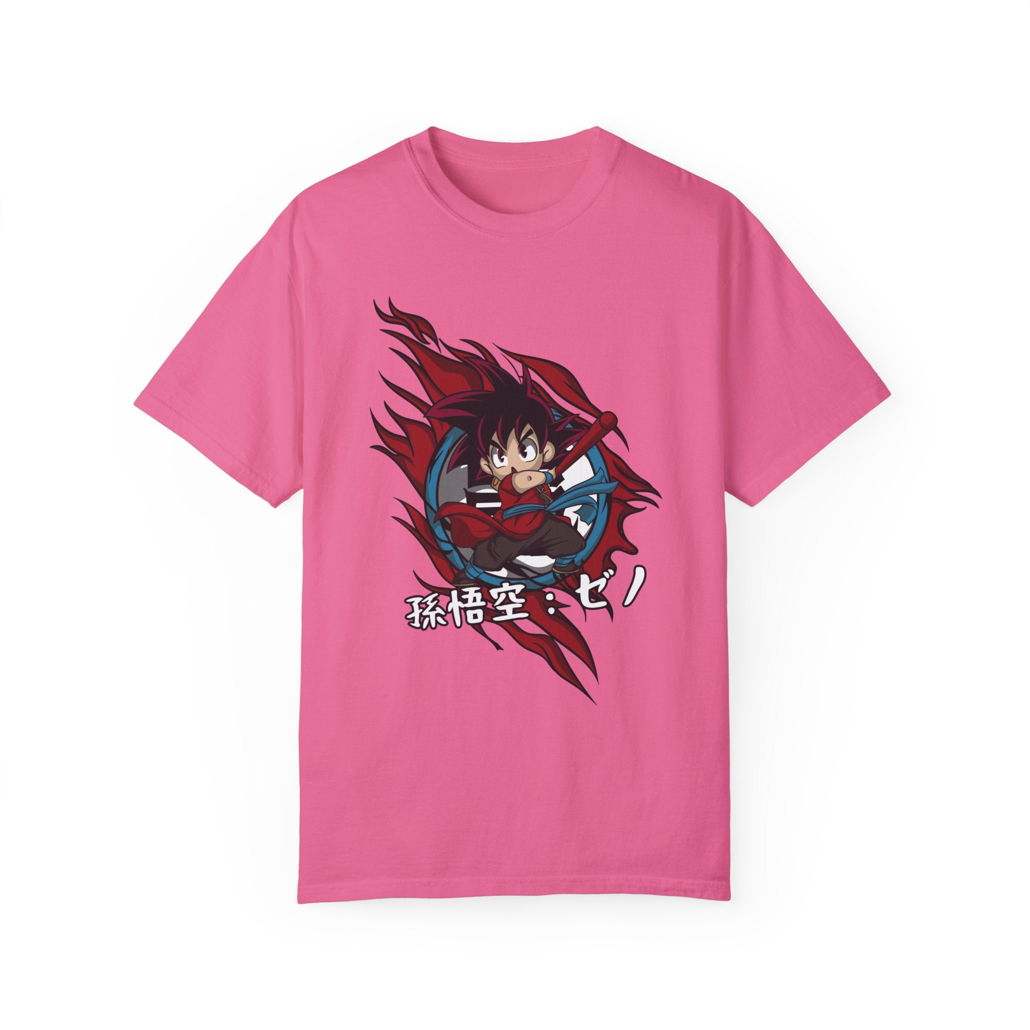 BraggerSwine Unisex Garment-Dyed T-Shirt - Baby Goku - Tee