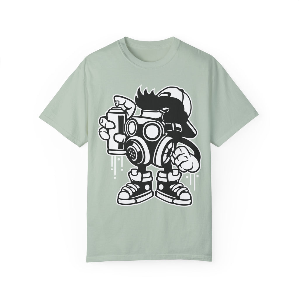 BraggerSwine Unisex Garment-Dyed T-Shirt - Graffiti Bomber
