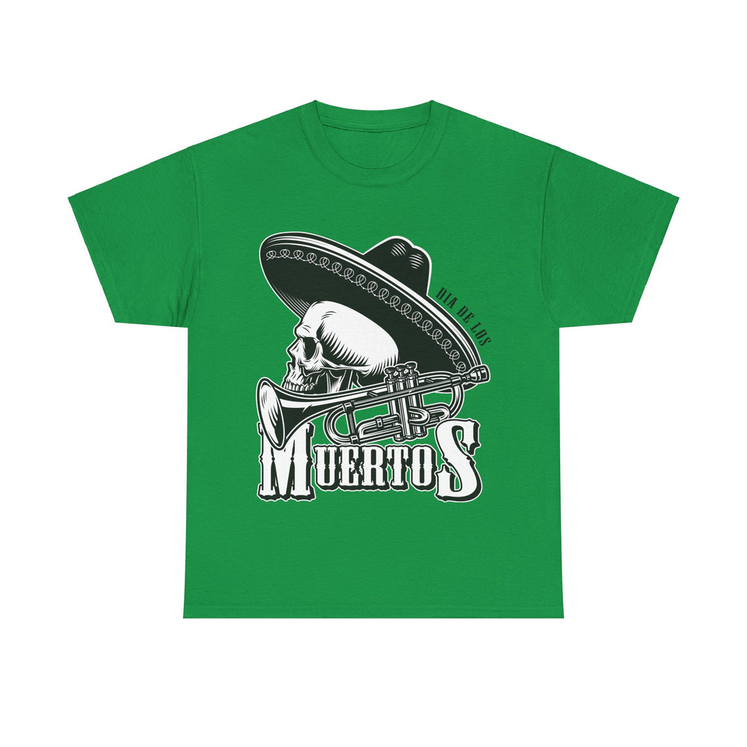 Dia De Muertos Mariachi Unisex Heavy Cotton Tee