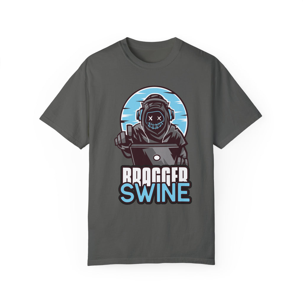 BraggerSwine Unisex Garment-Dyed T-Shirt - Hacker