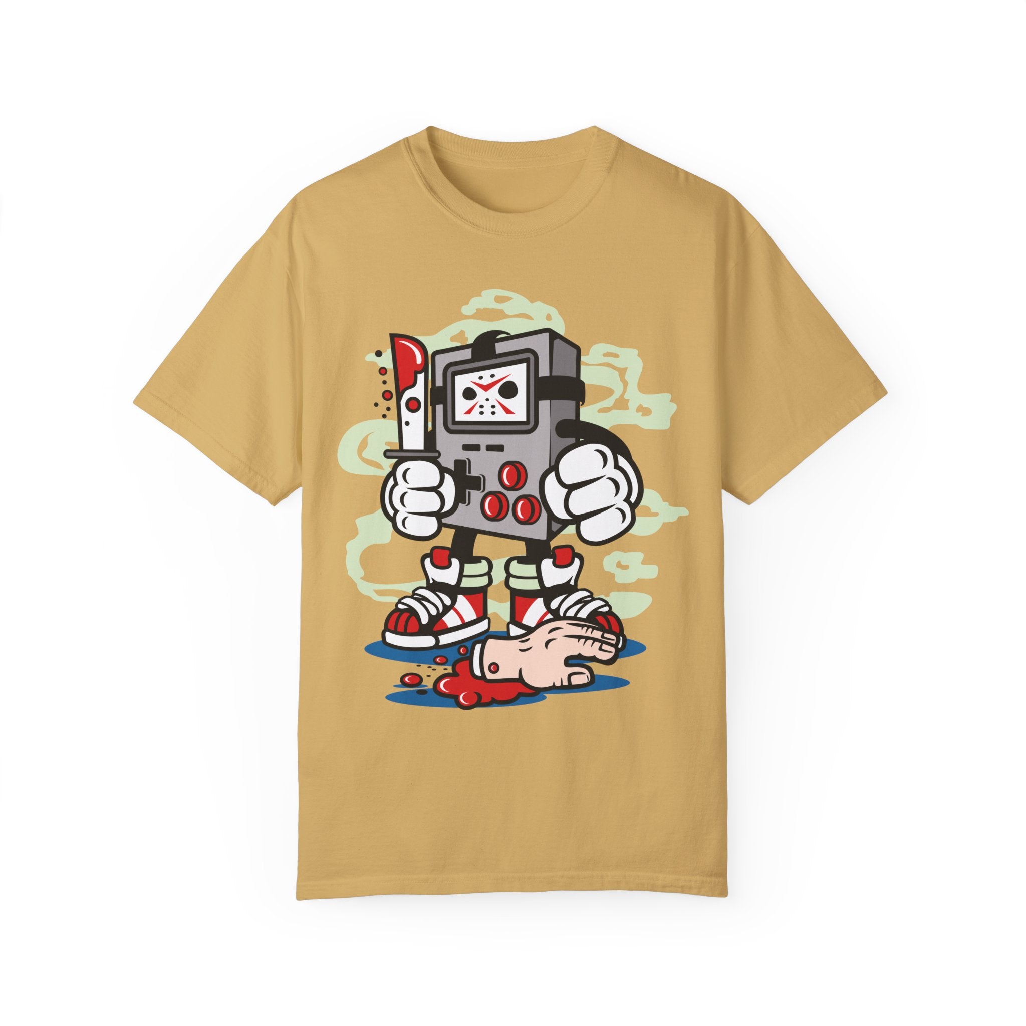 BraggerSwine Unisex Garment-Dyed T-Shirt - Gamer Serial Killer