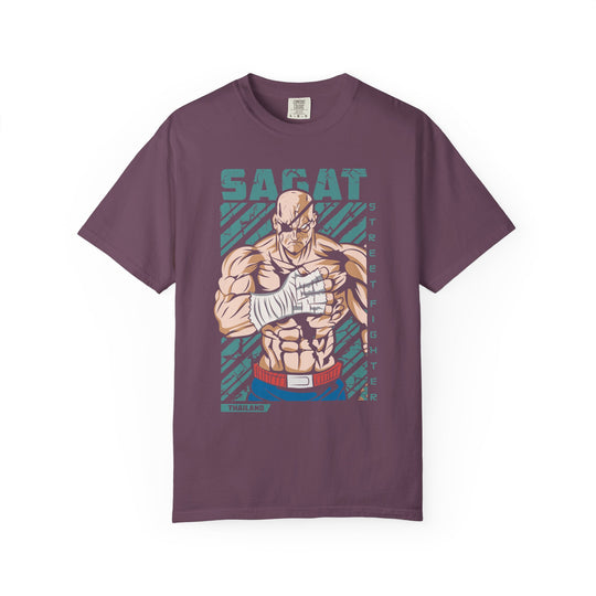 Boxer Graphic T-Shirt — 'SAFAT' Muscular Fighter Illustration
