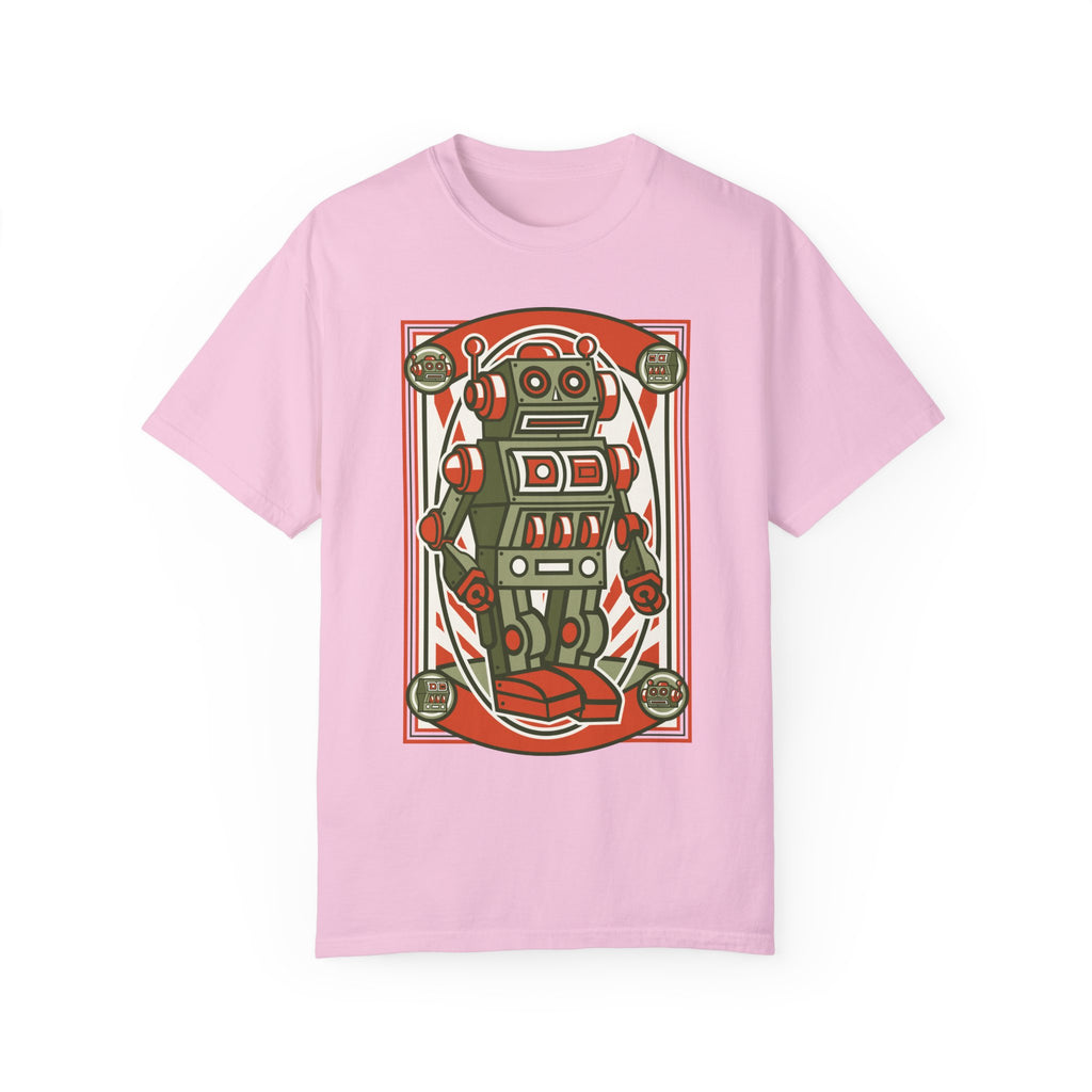 BraggerSwine Unisex Garment-Dyed T-Shirt - Vintage Robot