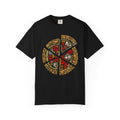 Vintage Pizza Slice Graphic T-Shirt — Botanical Pizza Art Tee