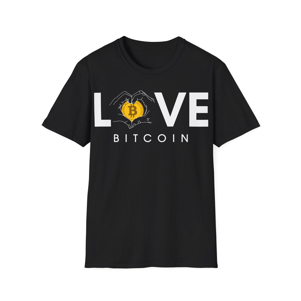 Love Bitcoin Unisex Softstyle T-Shirt