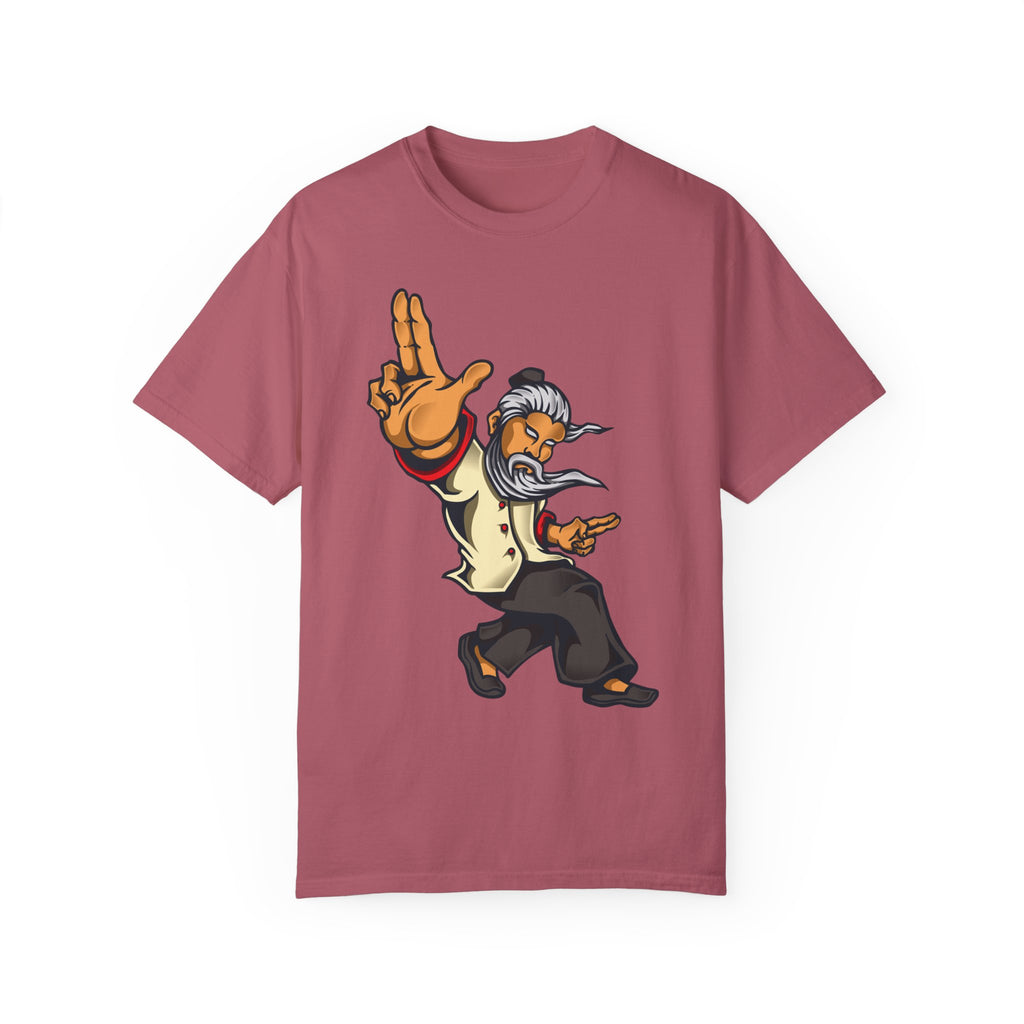 BraggerSwine Unisex Garment-Dyed T-Shirt - Kungfu Shifu