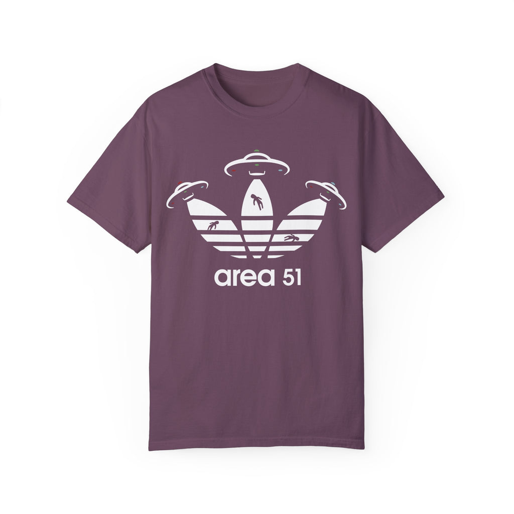 BraggerSwine Unisex Garment-Dyed T-Shirt - Area 51