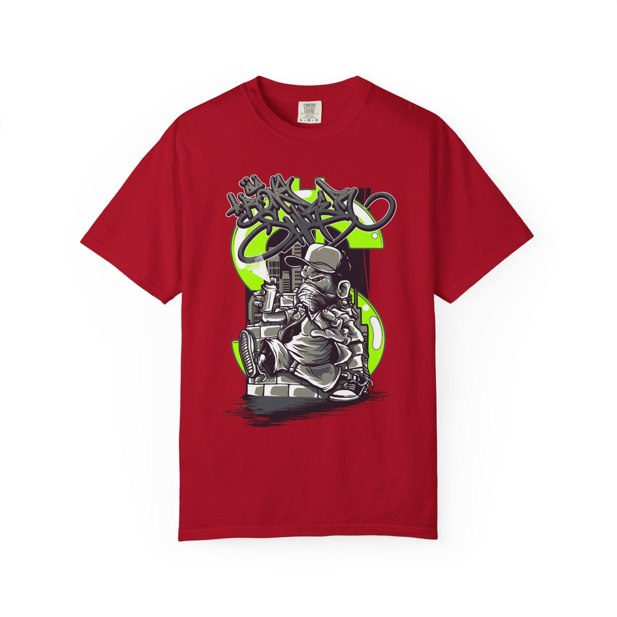 Graffiti DJ T-Shirt – Urban Streetwear Tee with Turntable Artist Graphic