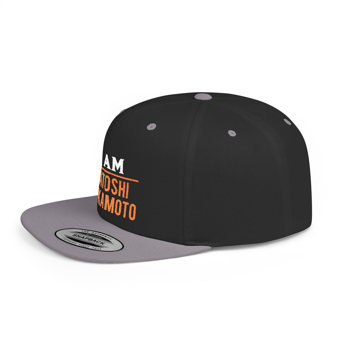 Snapback Hat - I Am Satoshi Design