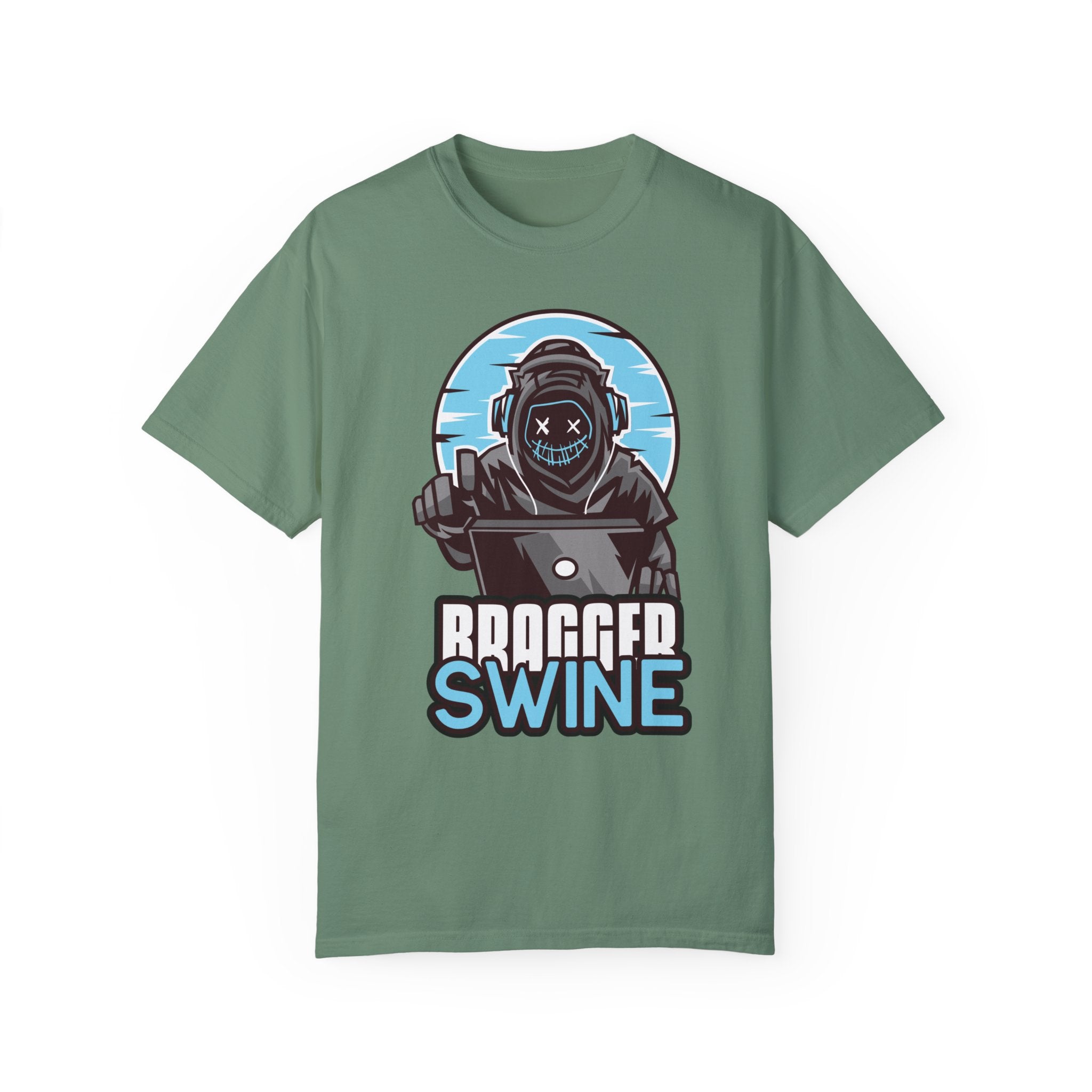 BraggerSwine Unisex Garment-Dyed T-Shirt - Hacker