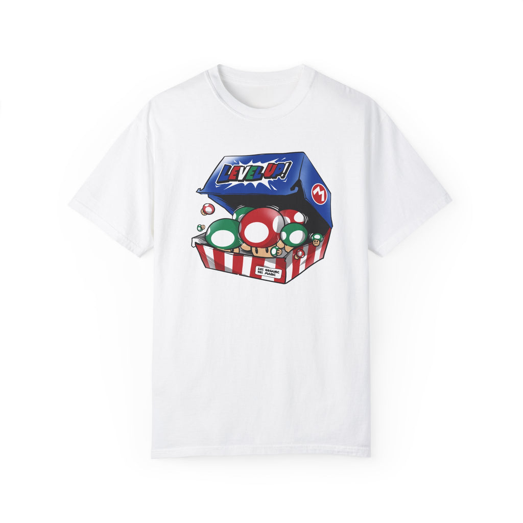 BraggerSwine Unisex Garment-Dyed T-Shirt - Level Up Snack Pack