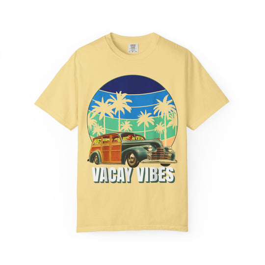 Vacay Vibes Surfboard Woody Retro T-Shirt