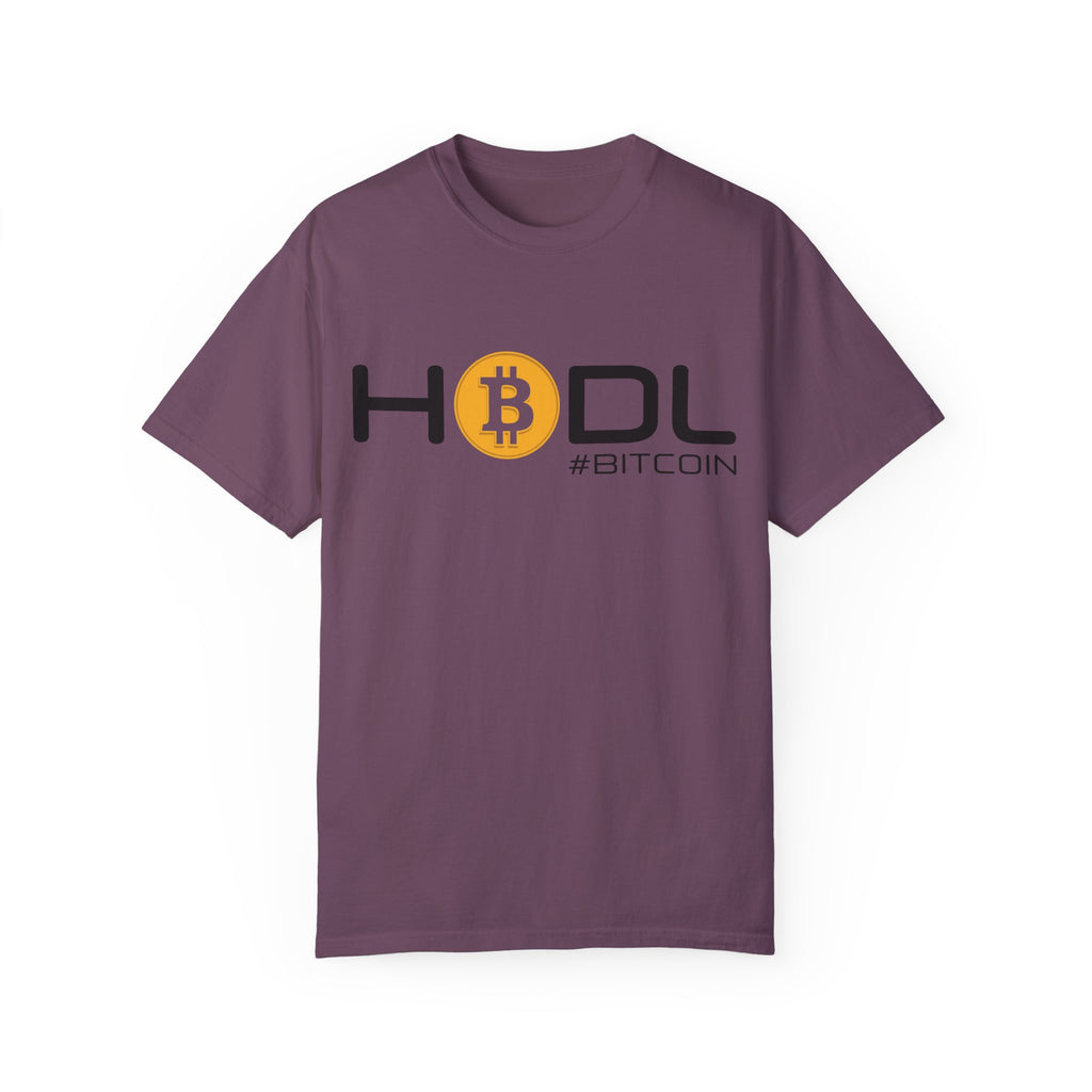 BraggerSwine Unisex Garment-Dyed T-Shirt - HODL Bitcoin
