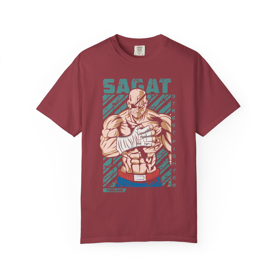 Boxer Graphic T-Shirt — 'SAFAT' Muscular Fighter Illustration