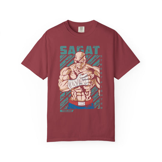 Boxer Graphic T-Shirt — 'SAFAT' Muscular Fighter Illustration