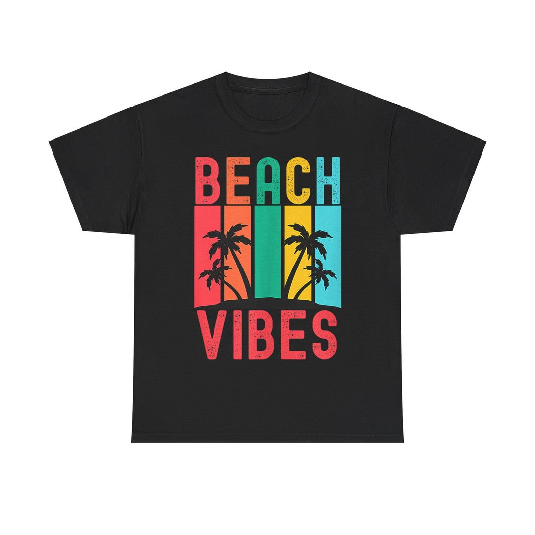 Beach Vibes Retro Vintage Unisex Heavy Cotton Tee