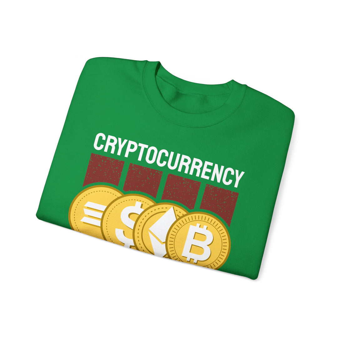 Cryptocurrency I Want it All Unisex Heavy Blend™ Crewneck Sweatshirt