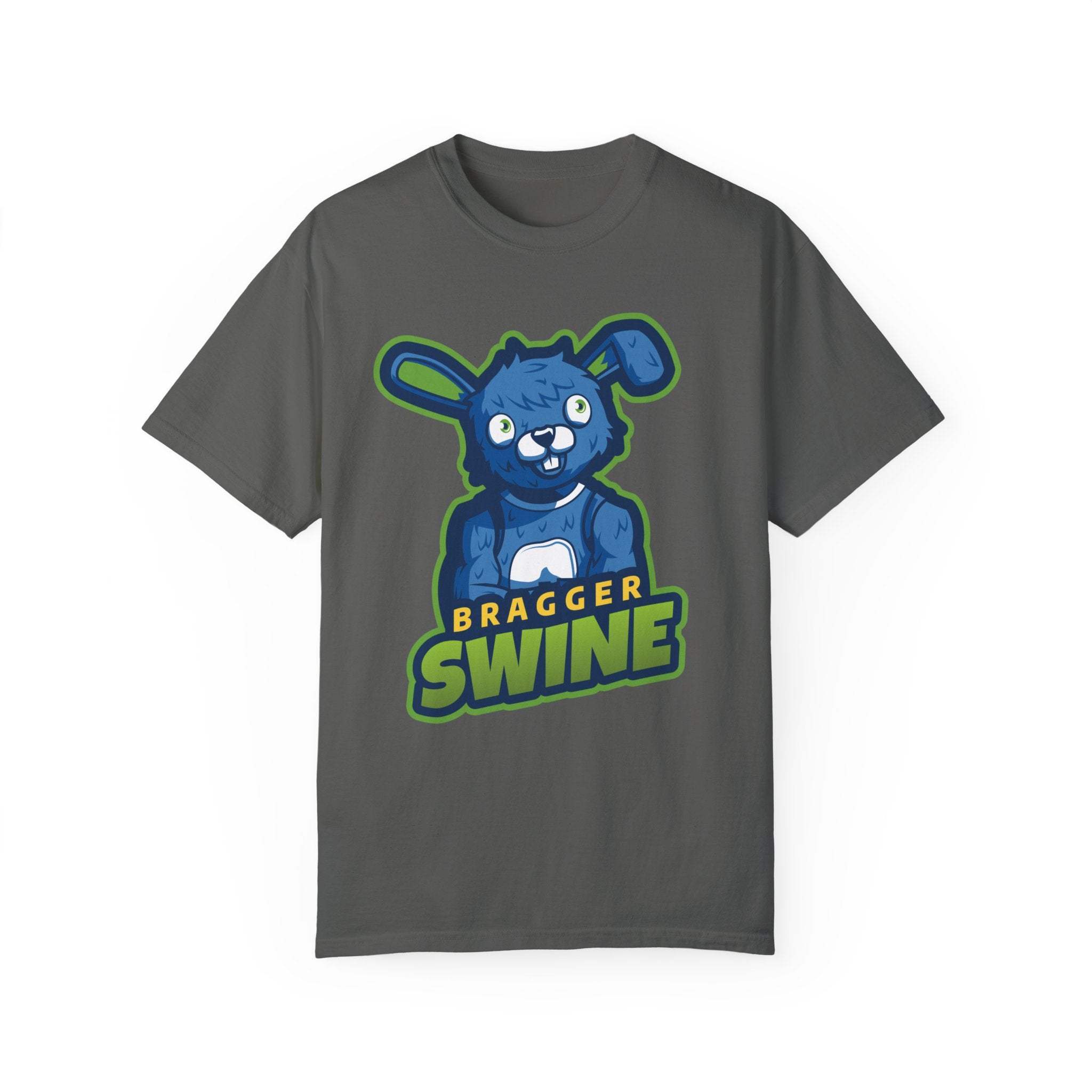 BraggerSwine Unisex Garment-Dyed T-Shirt - Bunny
