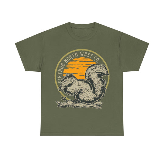 Vintage North West Squirrel co  Unisex Heavy Cotton Tee