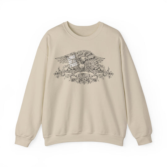 Land Of The Free Eagle Crest Unisex Heavy Blend™ Crewneck Sweatshirt