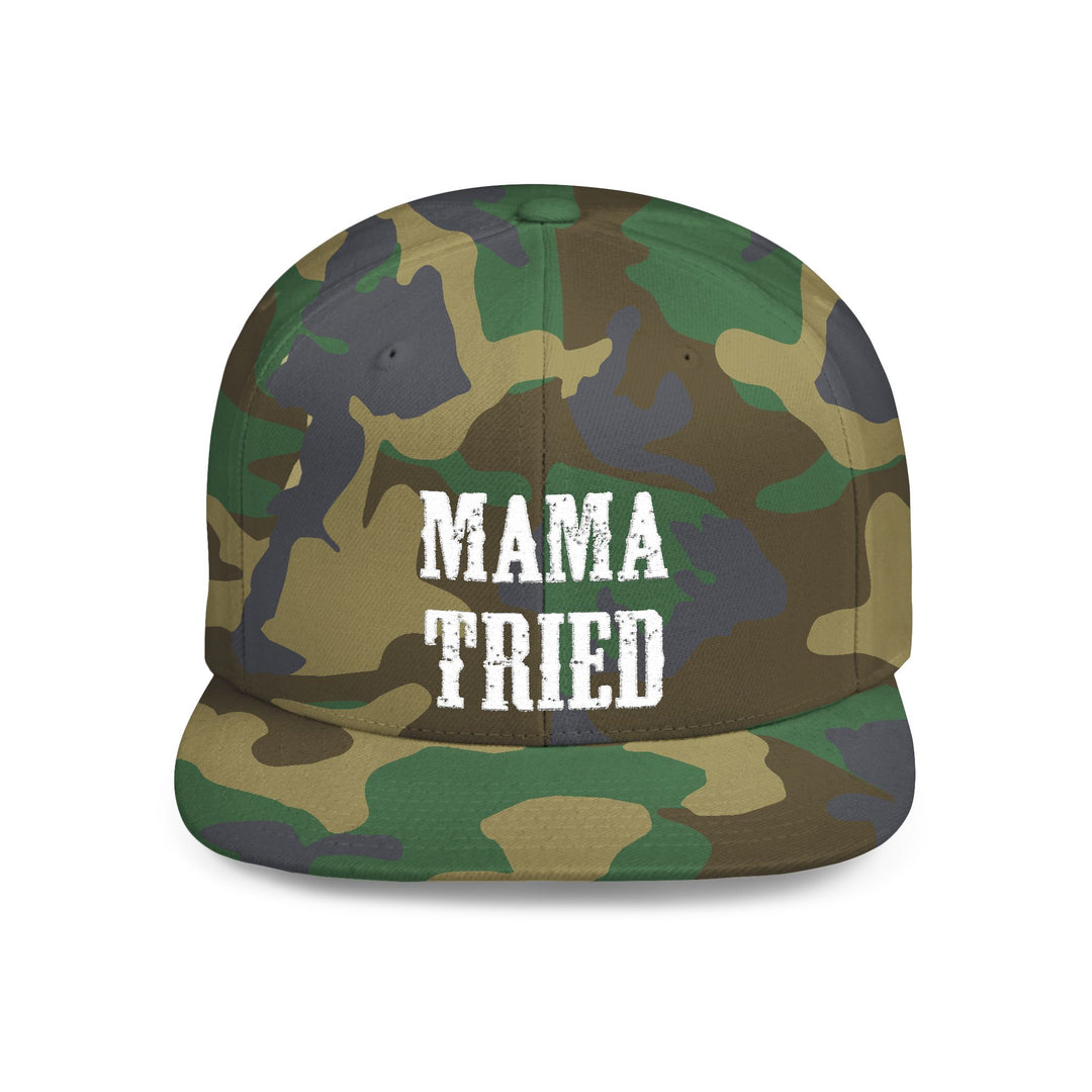 Mama Tried Flat Bill Snapback Hat