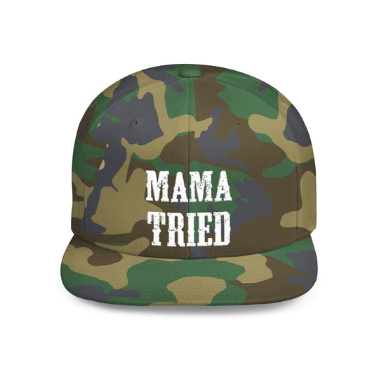 Mama Tried Flat Bill Snapback Hat