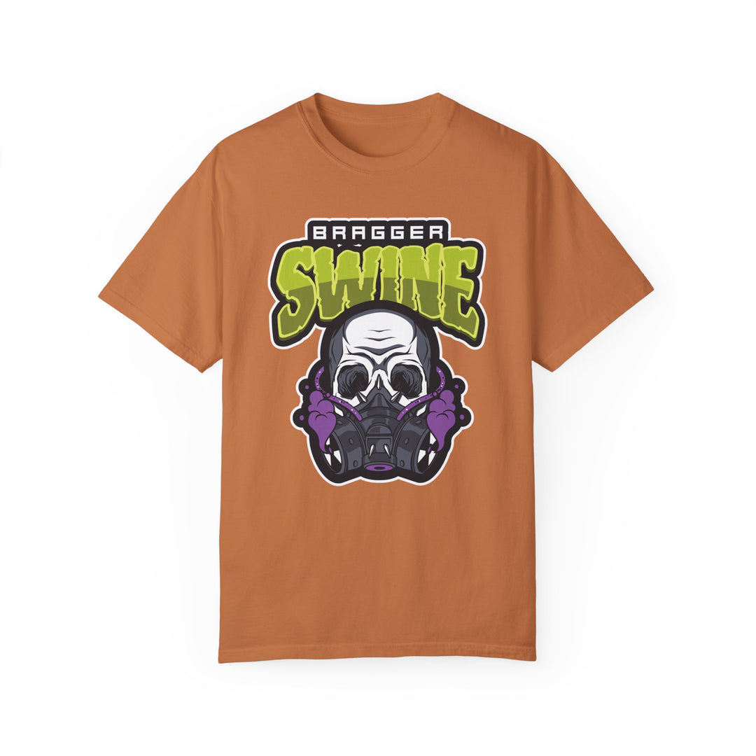 BraggerSwine Unisex Garment-Dyed T-Shirt - BraggerSwine Toxic Gaming