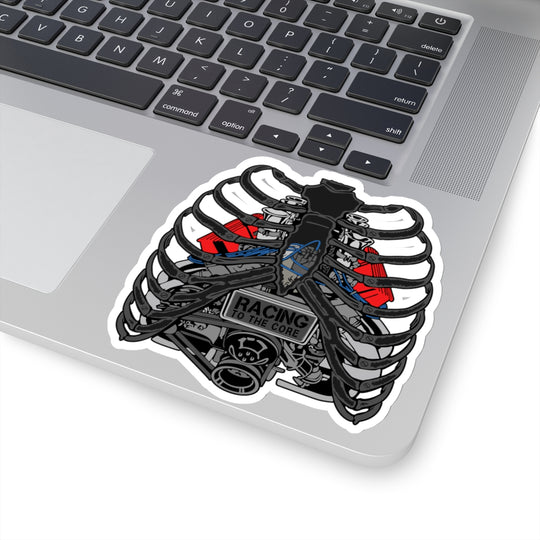 Skeleton Engine Kiss-Cut Stickers