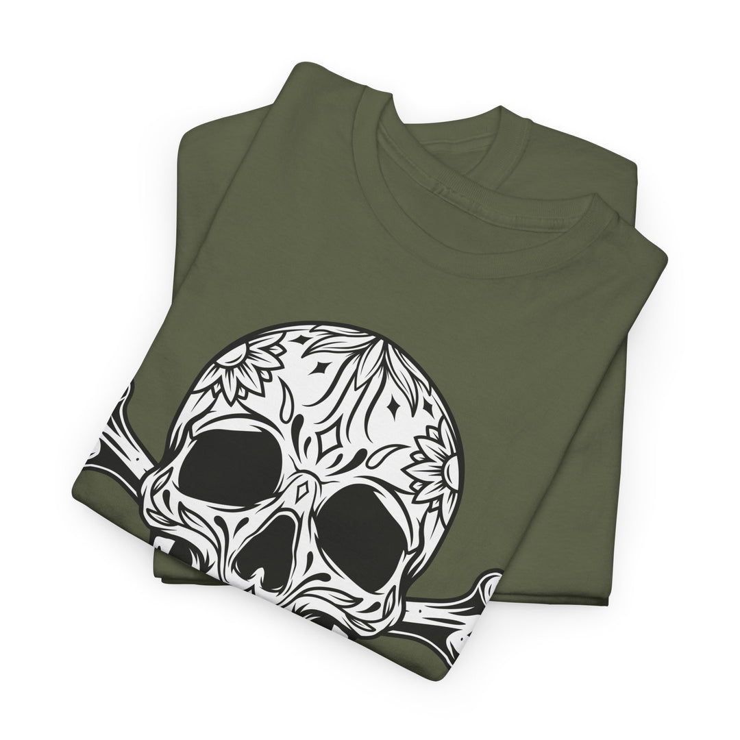 Fancy Skull Unisex Heavy Cotton Tee